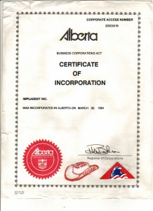 '94 Impladent Inc. Mar 30 '94