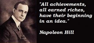 '94 an idea Napoleon Hill